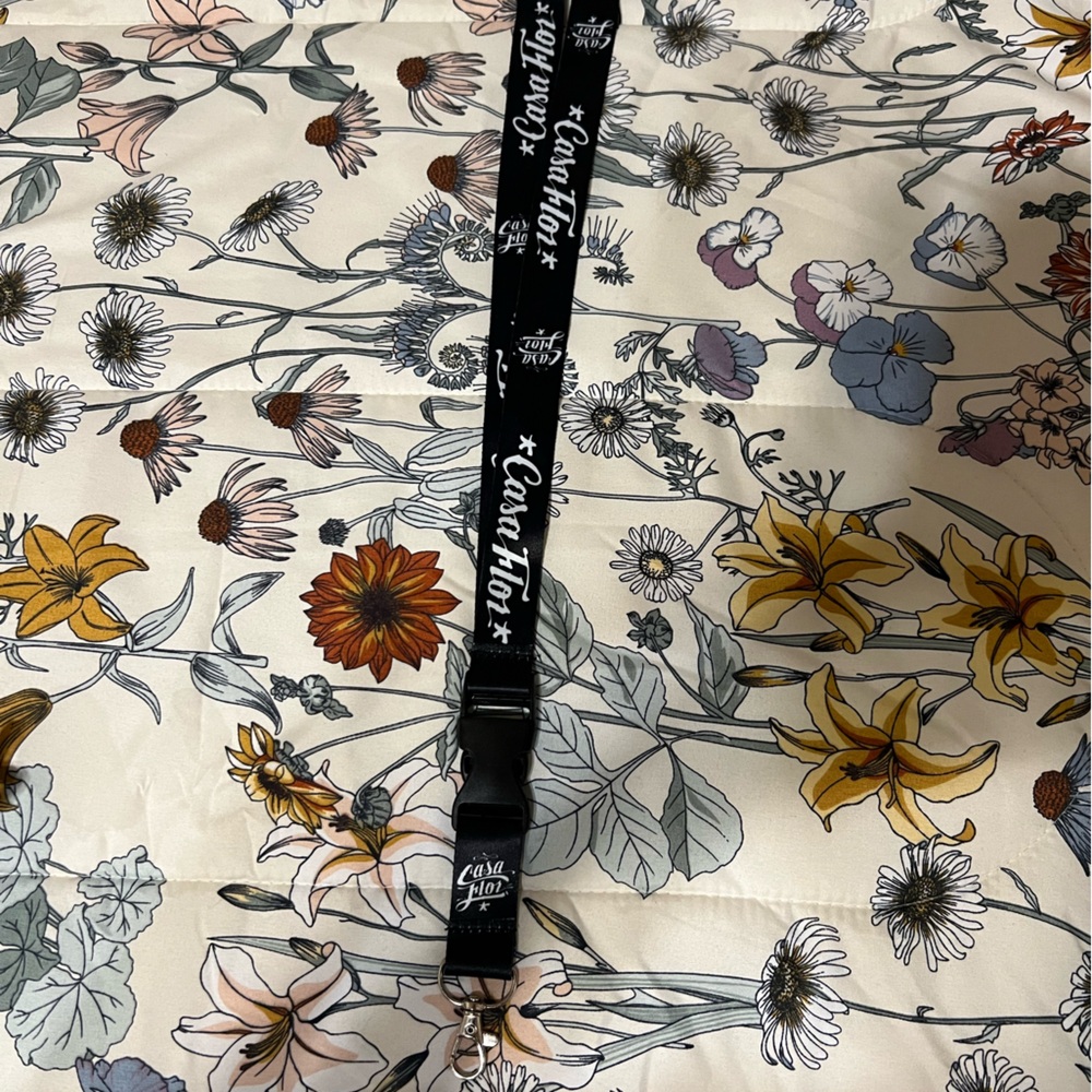 Cannabis Casa Flor lanyard